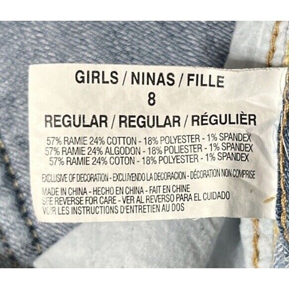 LEI Y2k Jeans Shorts Chelsea Lowrise. Girl’s Size 8 Embroider Pockets - Picture 5 of 13